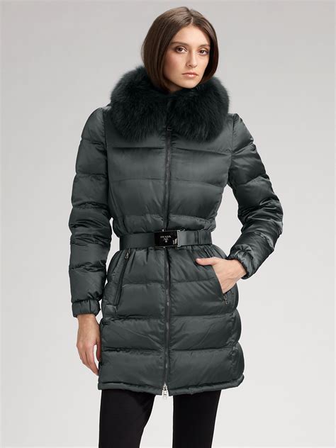 prada jacket womens|prada winter coats for women.